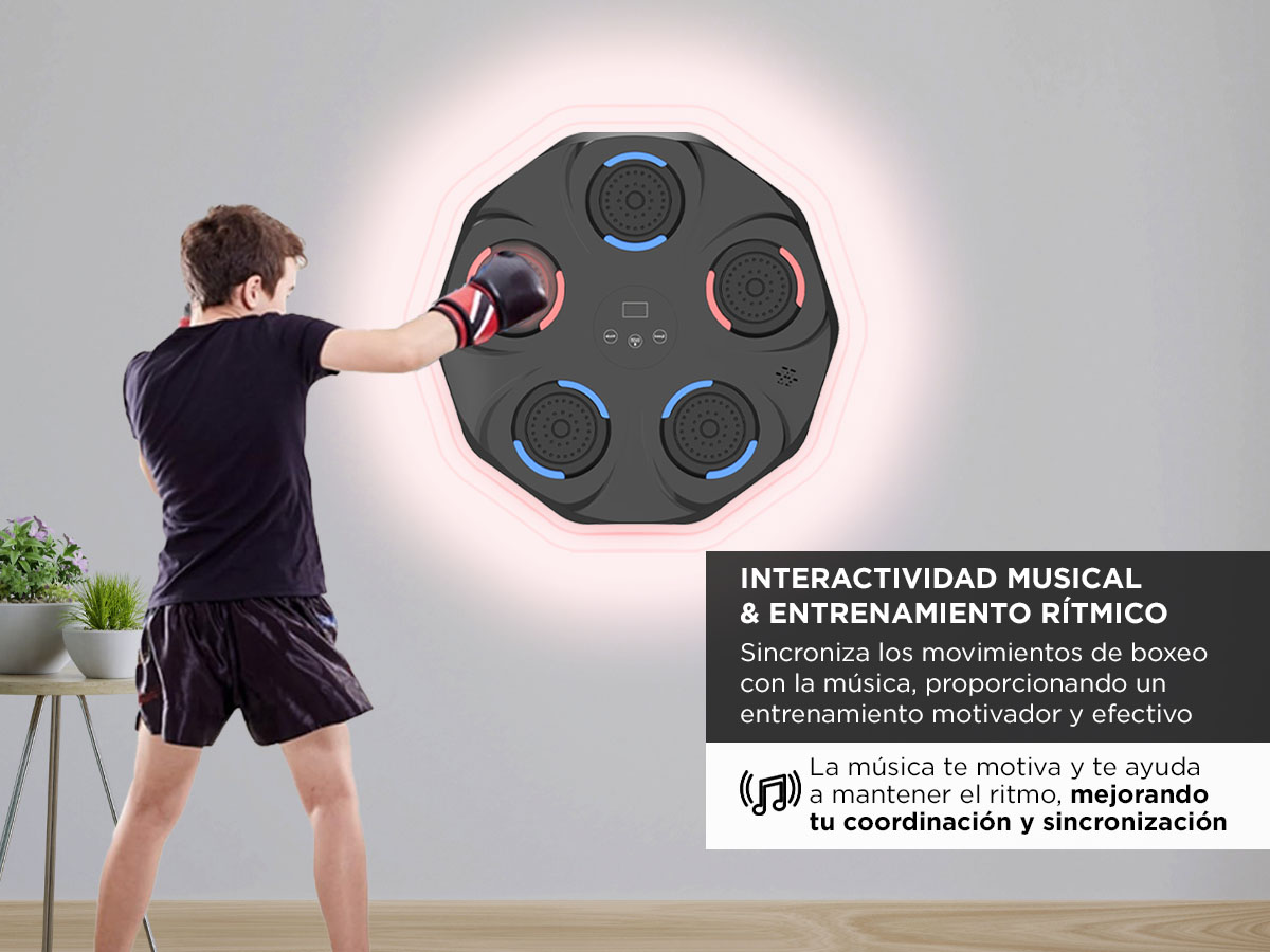 Pad de Boxeo Musical Gadnic Máquina para Practica - Imagen 3