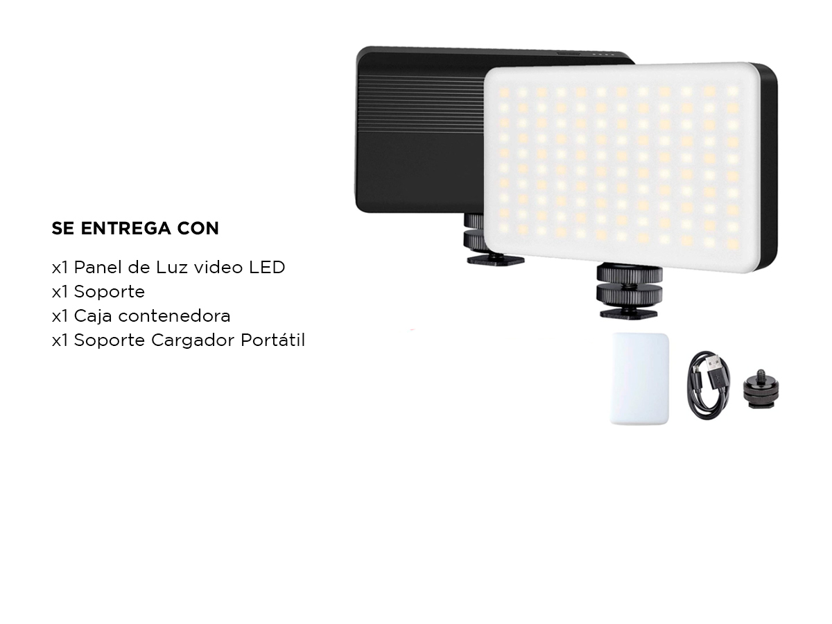 Luz LED RGB VIJIM F44PH con Soporte Profesional 3000 mAH - Imagen 6