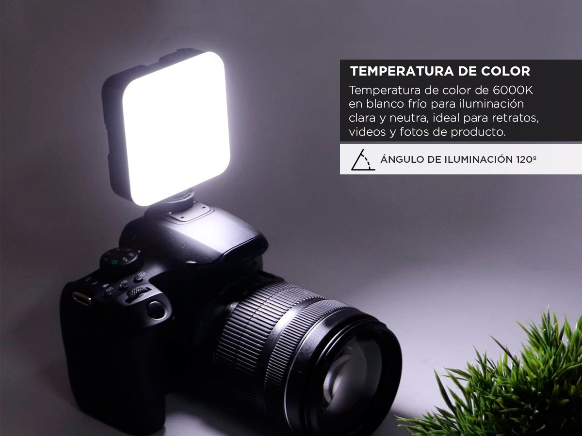 Iluminador Led Regulable Gadnic Panel para Fotografía - Imagen 3