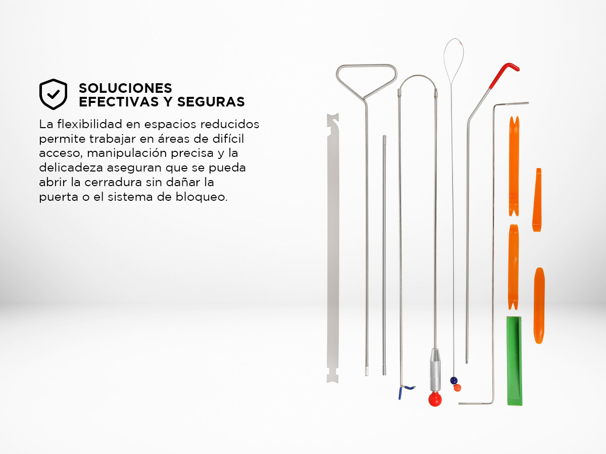 Ganzua para Autos Gadnic Kit Completo de Cerrajería Automotor - Imagen 4