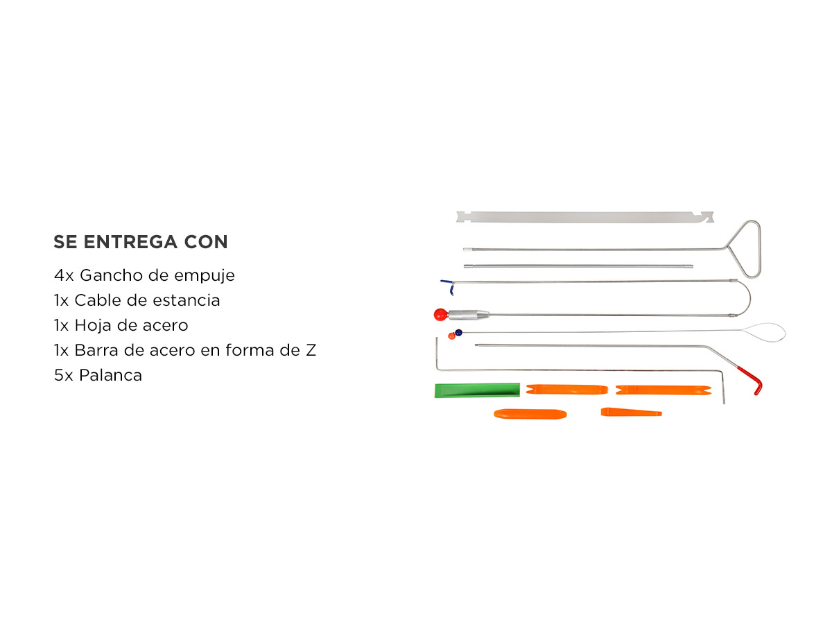Ganzua para Autos Gadnic Kit Completo de Cerrajería Automotor - Imagen 6