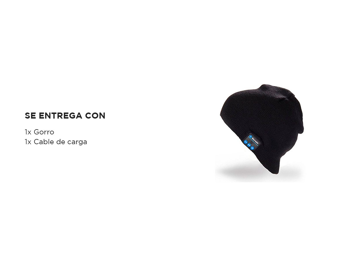 Gorro Deportivo Con Auriculares Inalámbricos Gadnic GBR1 Manos Libres - Imagen 5