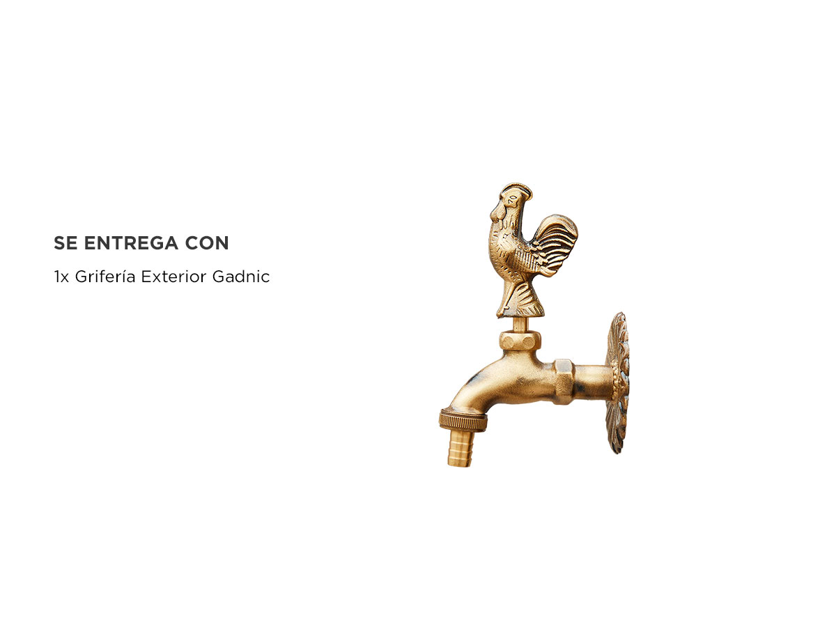 Grifería Exterior Gadnic Canilla de Riego de Gallo - Imagen 6