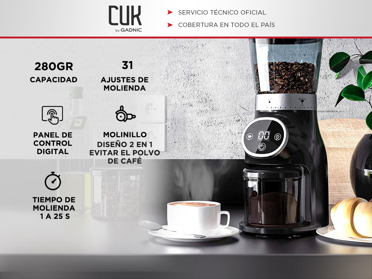 Cafetera Manual Prensa Francesa Cf2020 + Molinillo de Cafe CG165 Automatico Profesional - Imagen 3