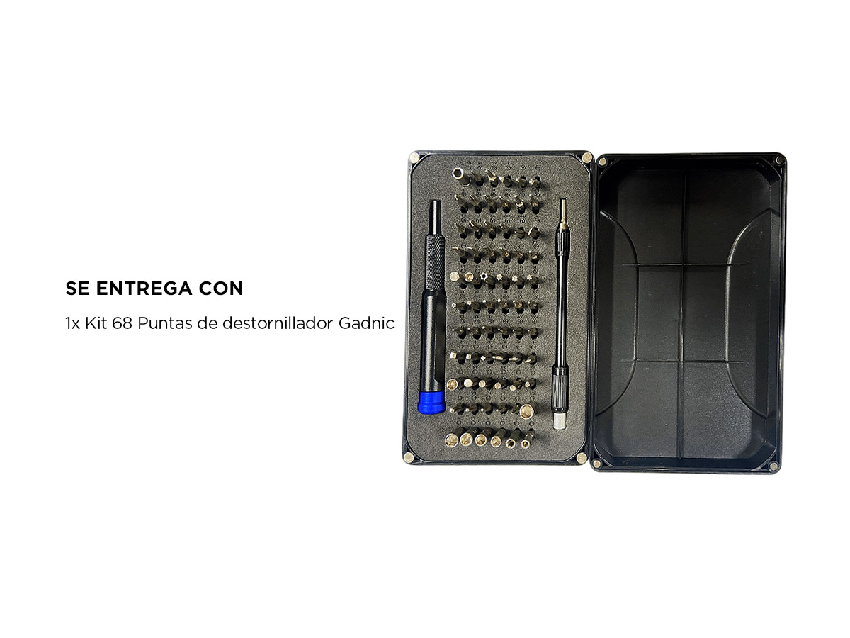 Kit Destornillador Profesional Gadnic 68 Puntas - Imagen 5