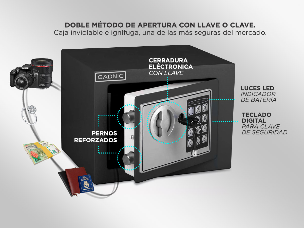 Kit Comercial Gaveta Dinero 5 Billetes G405 Caja Fuerte E17 - Imagen 4