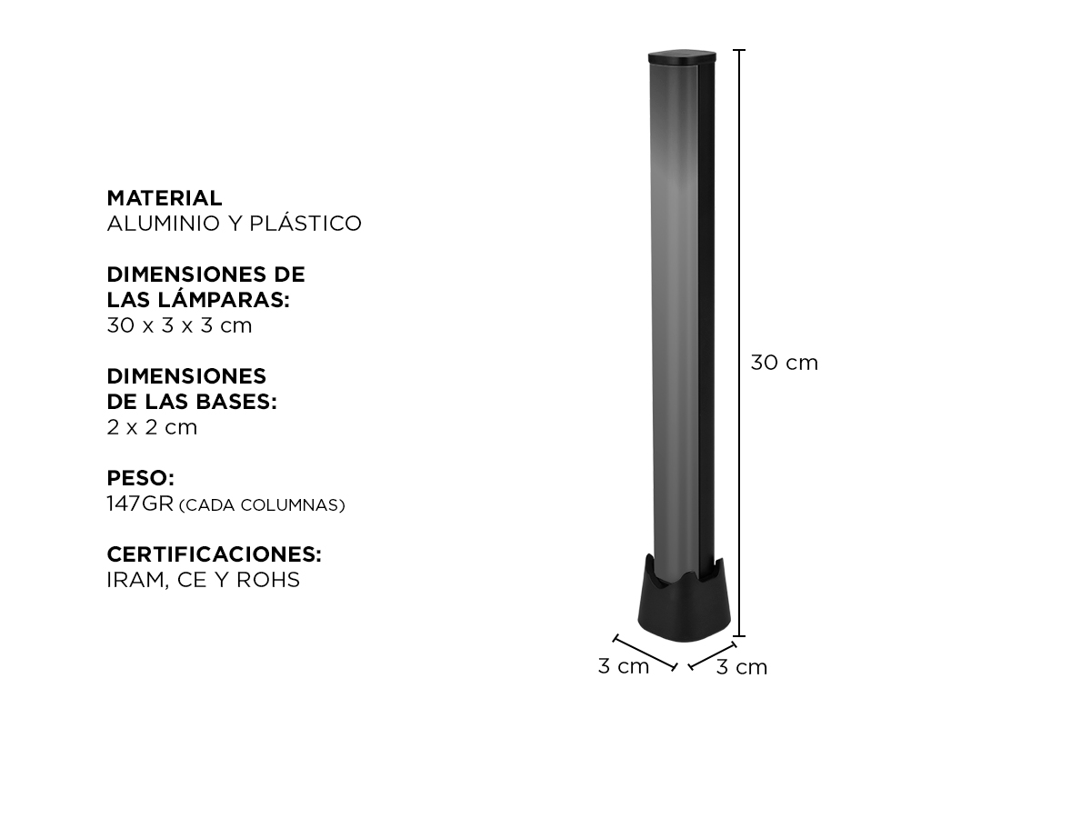 Lámpara LED Velador Gadnic RGBAR 2000 RGB Control Por APP - Imagen 6