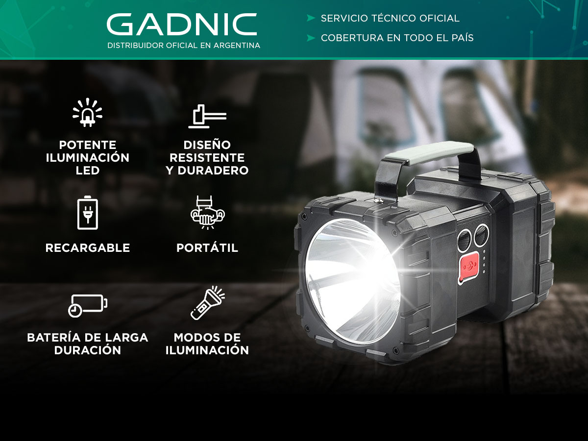 Linterna Portátil Gadnic Multifunción 45W - Imagen 2