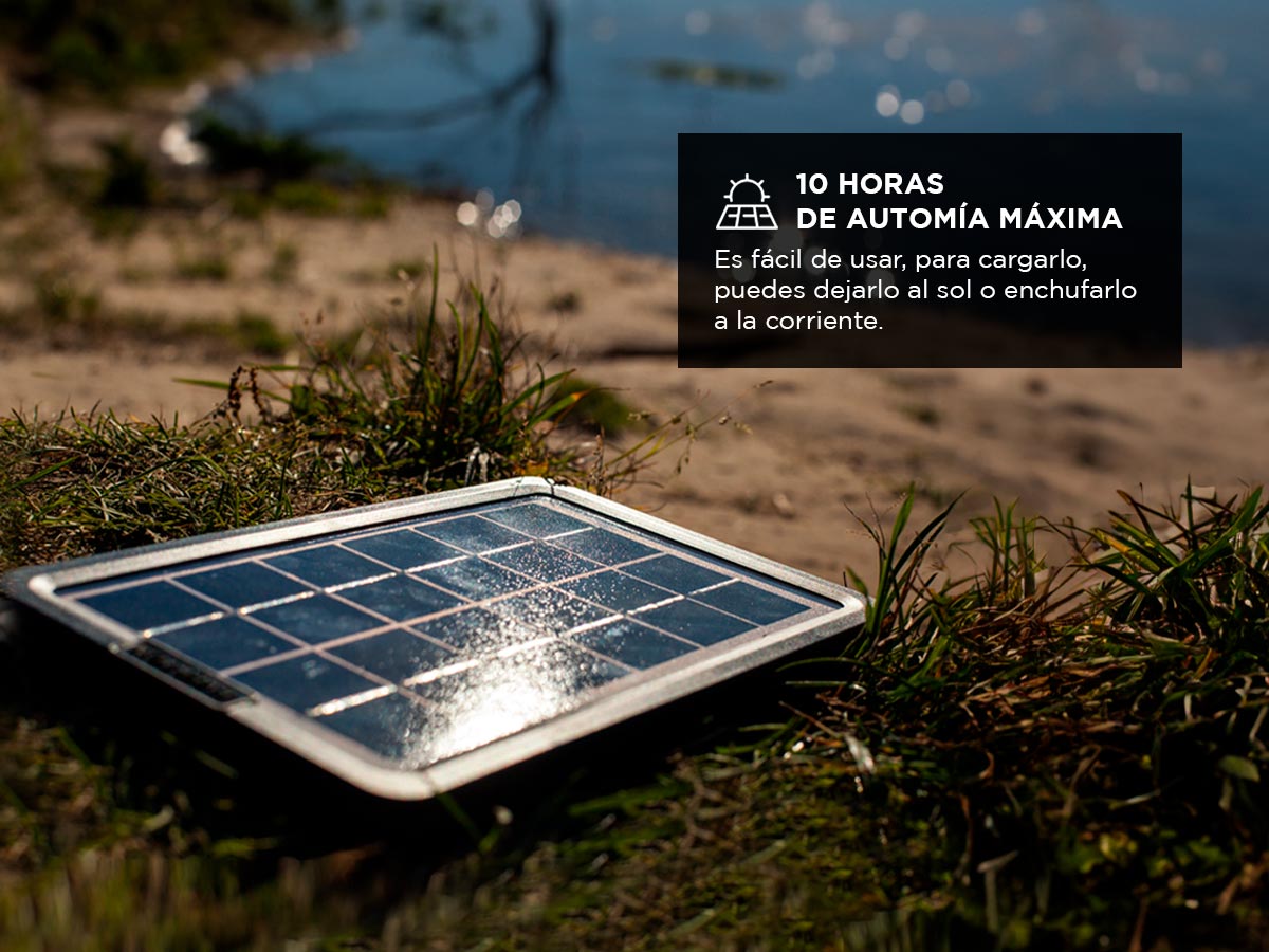 Luz De Emergencia Solar Gadnic LM1K Portatil Con Panel Cargador USB Y 3 Focos LED - Imagen 4