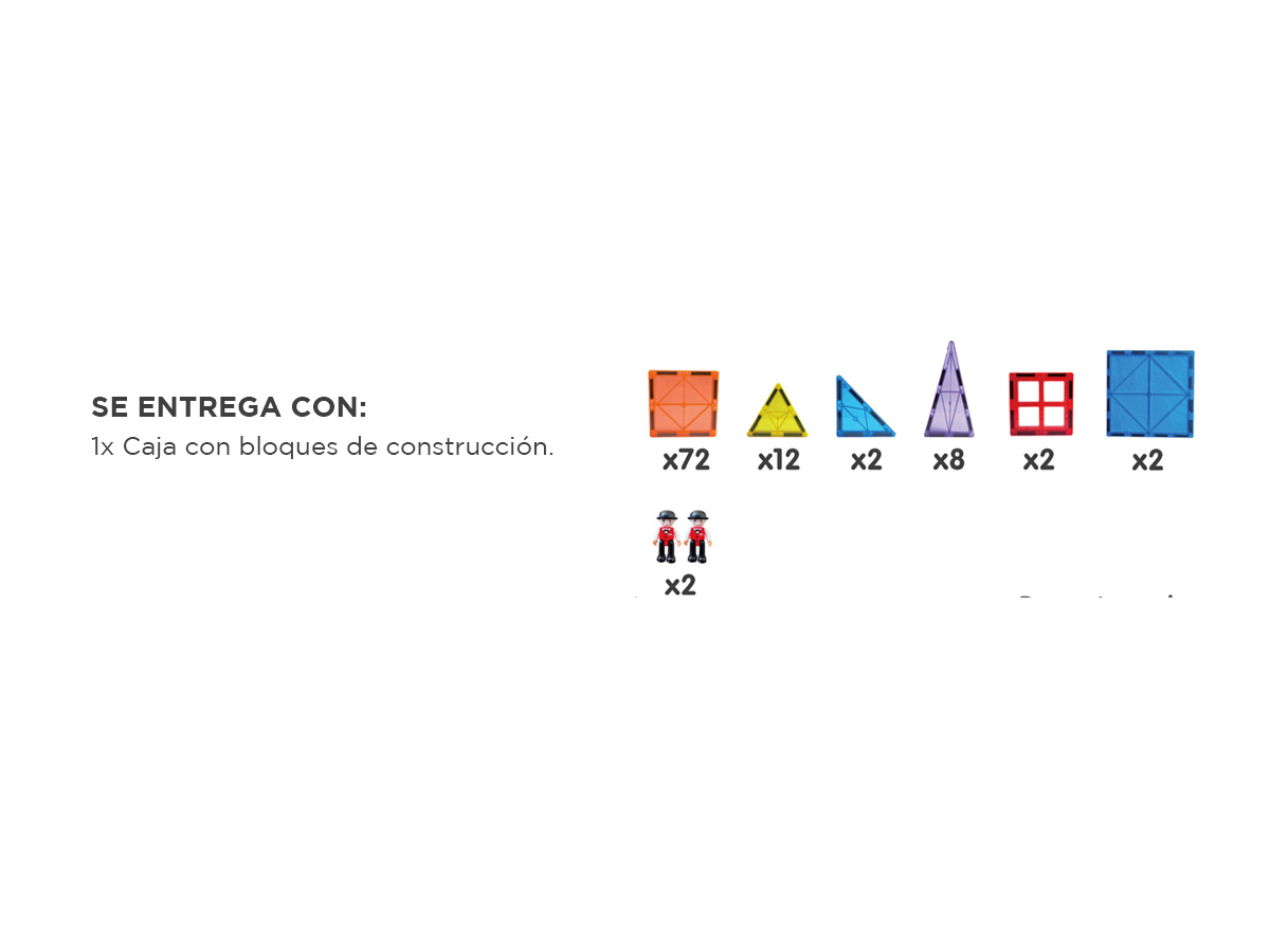 Bloques De Construccion Gadnic 100 Piezas Plastico Abs Multicolor Educativo Infantil - Imagen 6
