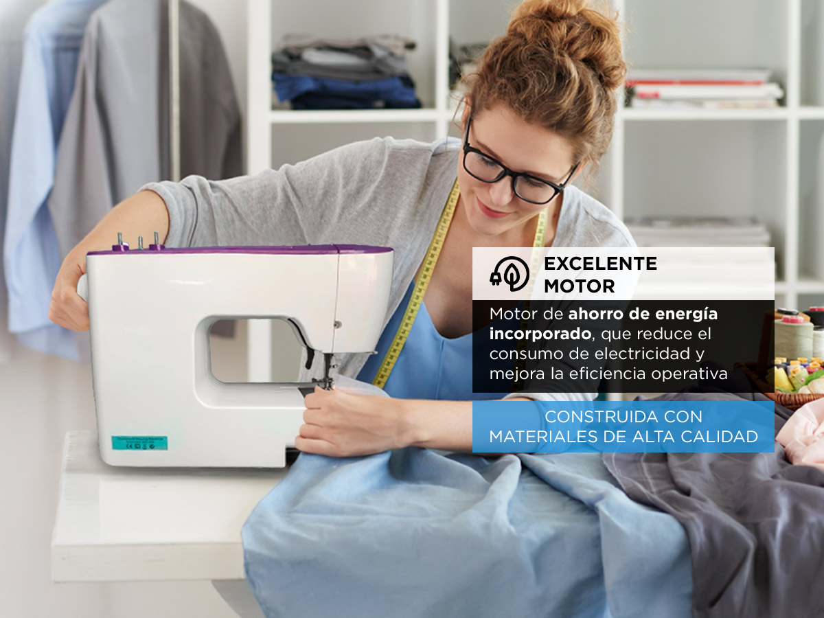 Máquina De Coser Portátil Gadnic 36 Puntadas Automática Pedal y Luz - Imagen 4
