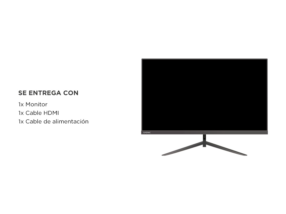 Monitor LED Gadnic 23.8 Pulgadas Full HD Alta Resolucion Panel LED - Imagen 5