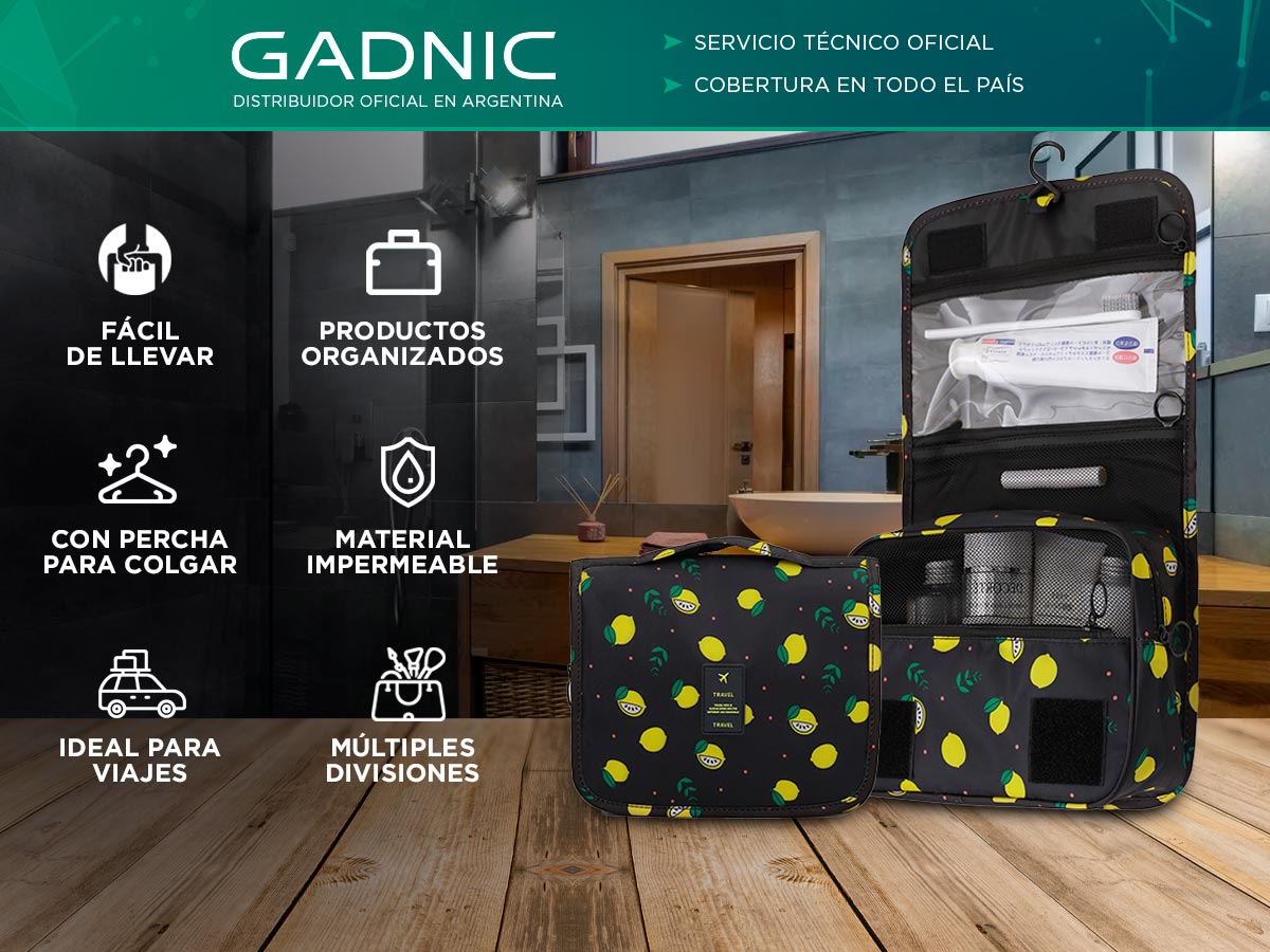 Neceser organizador multifunción Gadnic portátil para viaje - Imagen 2