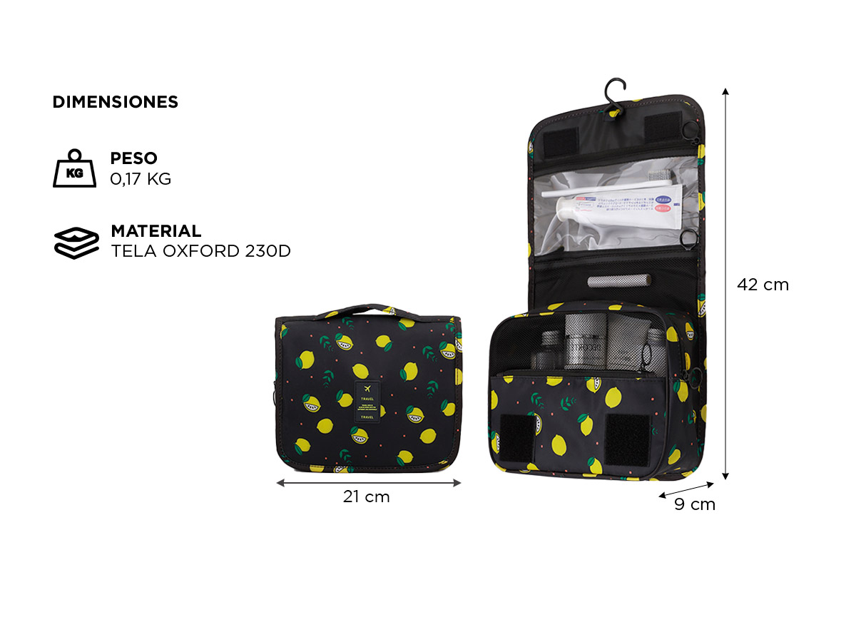 Neceser organizador multifunción Gadnic portátil para viaje - Imagen 4