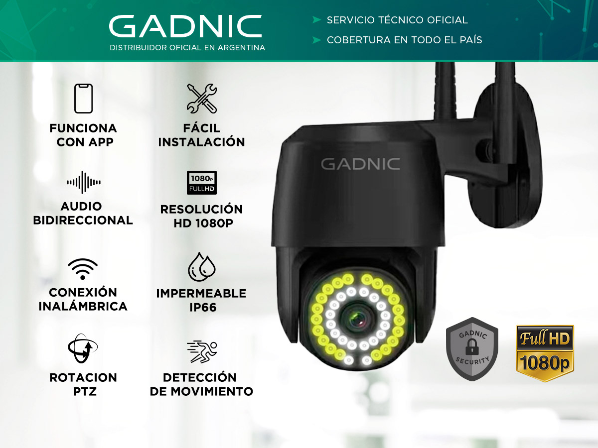Cámara de Seguridad Gadnic Audio Bidireccional - Imagen 2