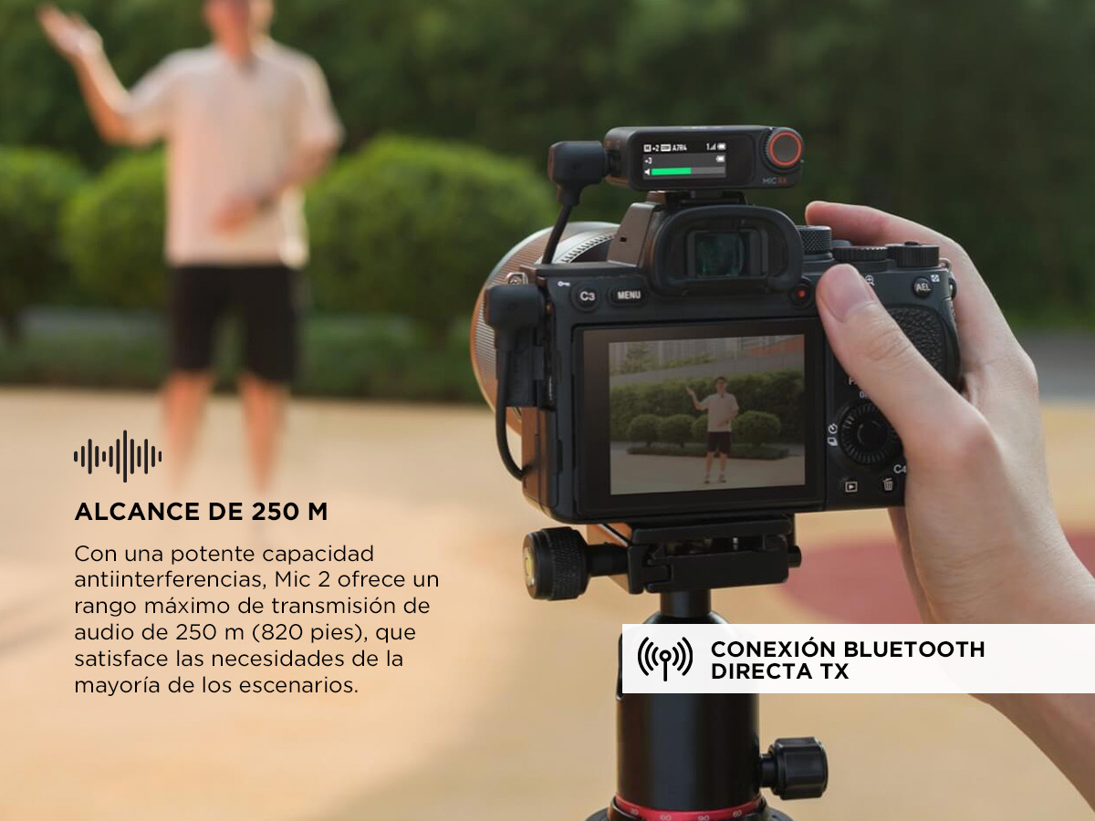Micrófono DJI Mic 2 (TX RX) - Imagen 3