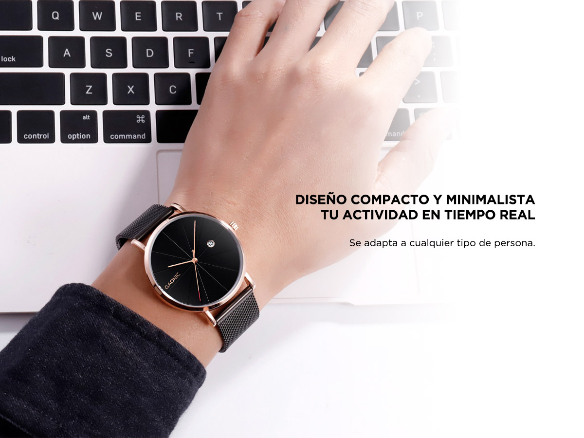 Reloj De Hombre Gadnic Cuarzo Analógico Impermeable - Imagen 3