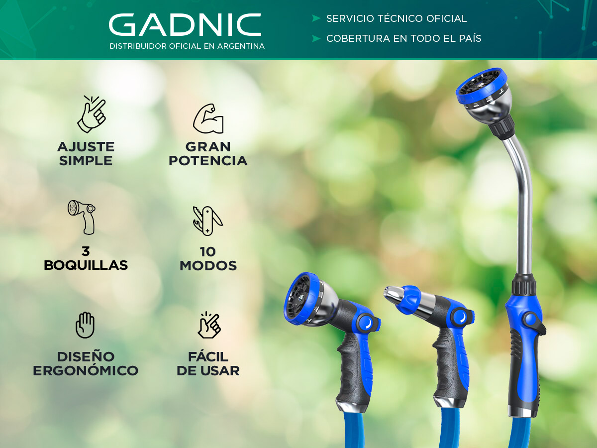 Kit de 3 Boquillas Rociadoras de Jardin - Imagen 2