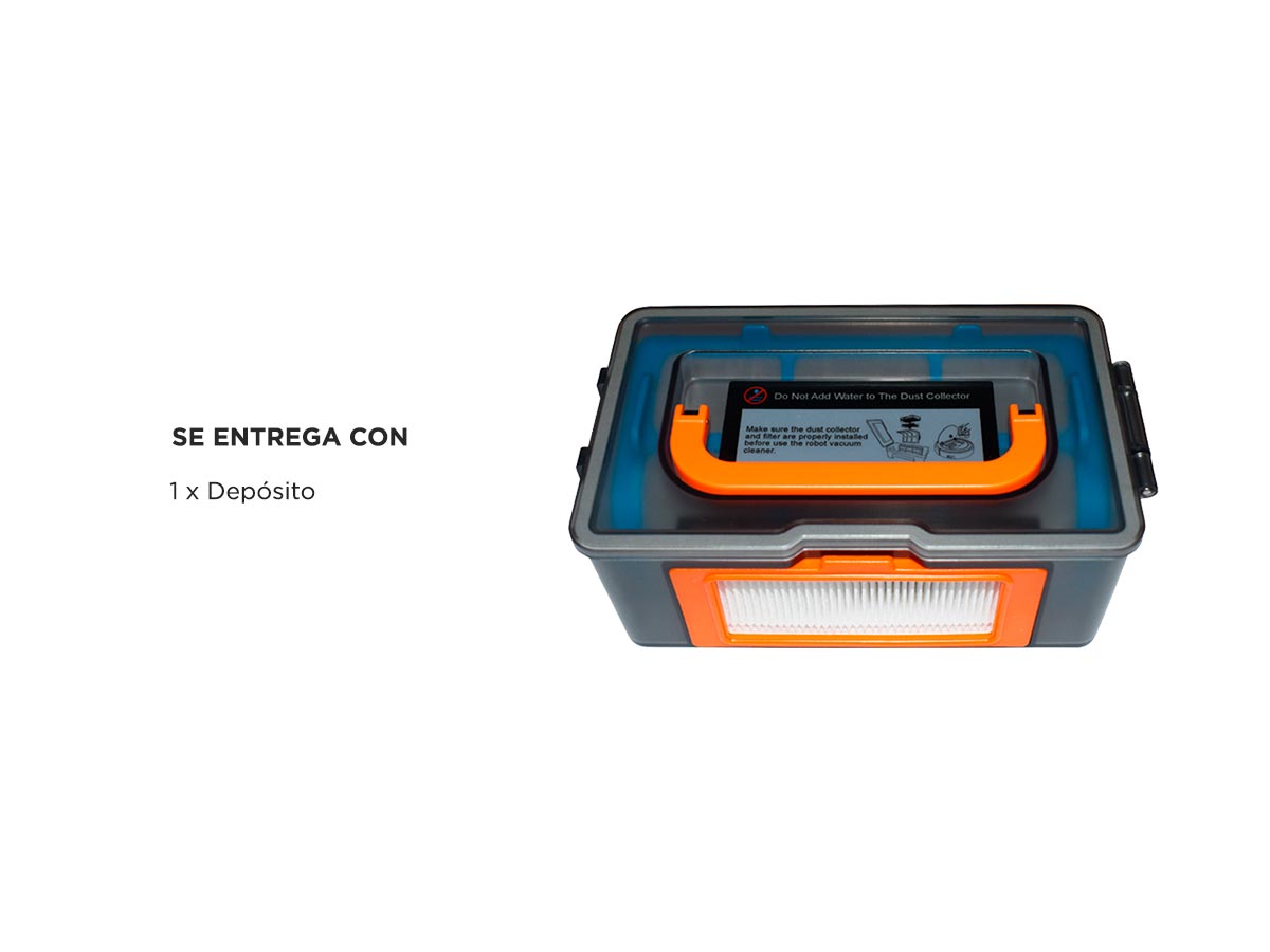 Repuesto Original Deposito de Polvo de Aspiradora Robot LIECTROUX M7S - Imagen 5