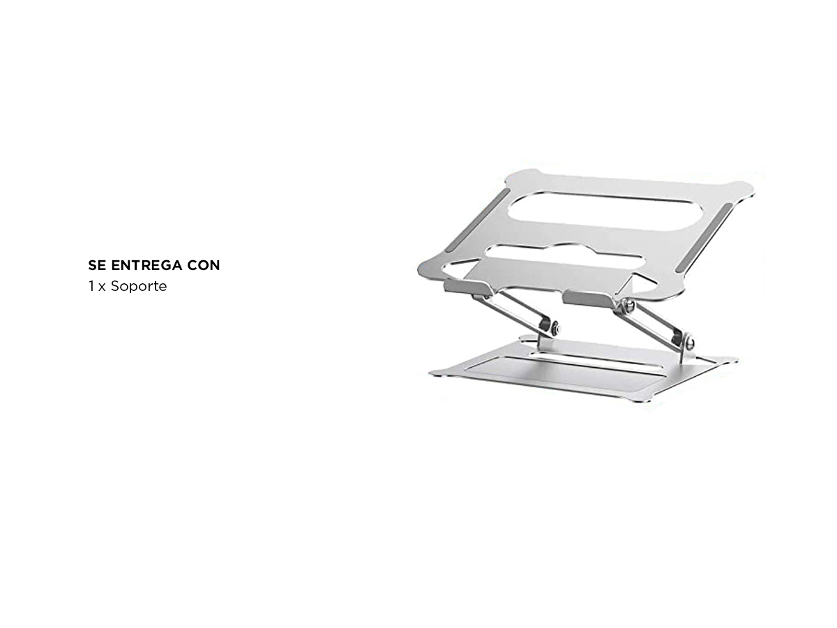 Soporte para Portátiles Gadnic ST-AL38 Ajustable 10 - Imagen 5