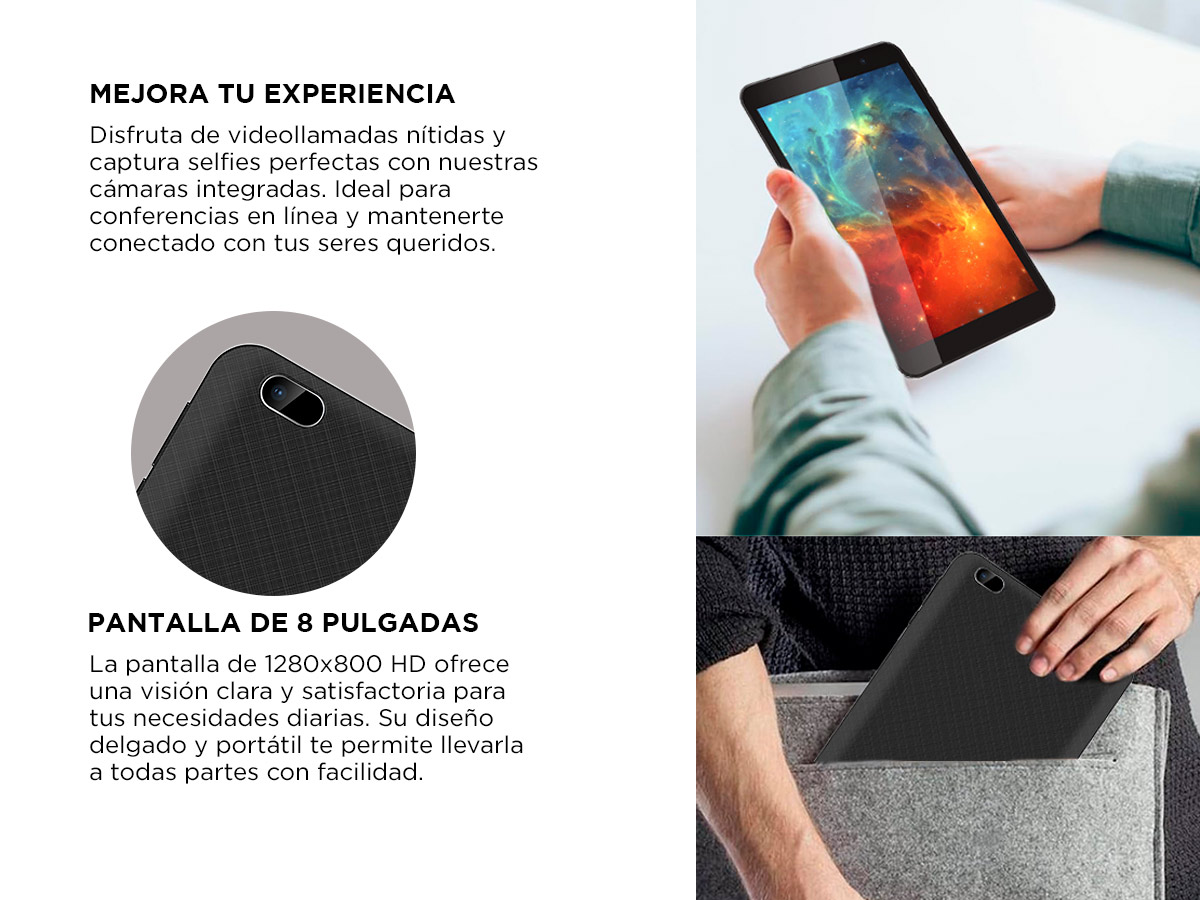 Tablet Gadnic 8 Pulgadas Android 13 32GB WiFi - Imagen 3