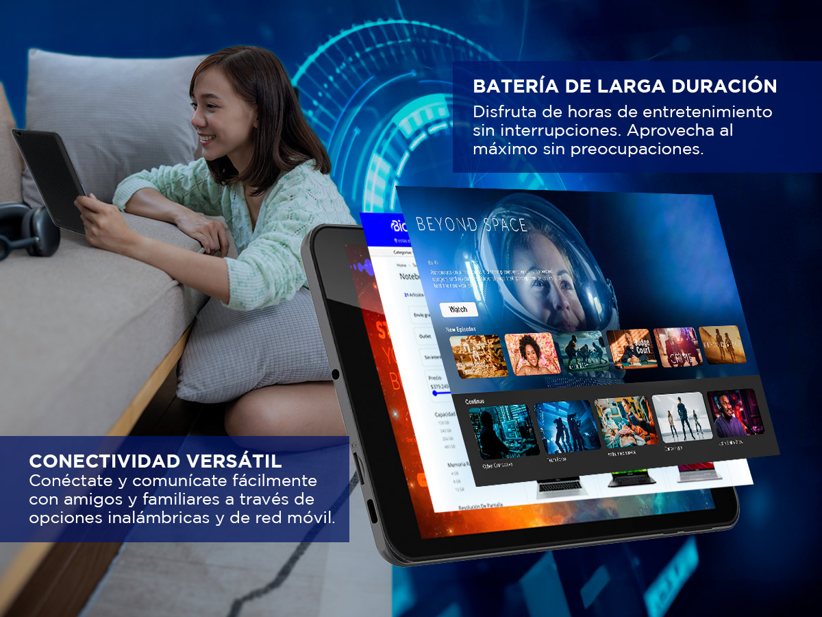 Tablet Gadnic 8 Pulgadas Android 13 32GB WiFi - Imagen 4