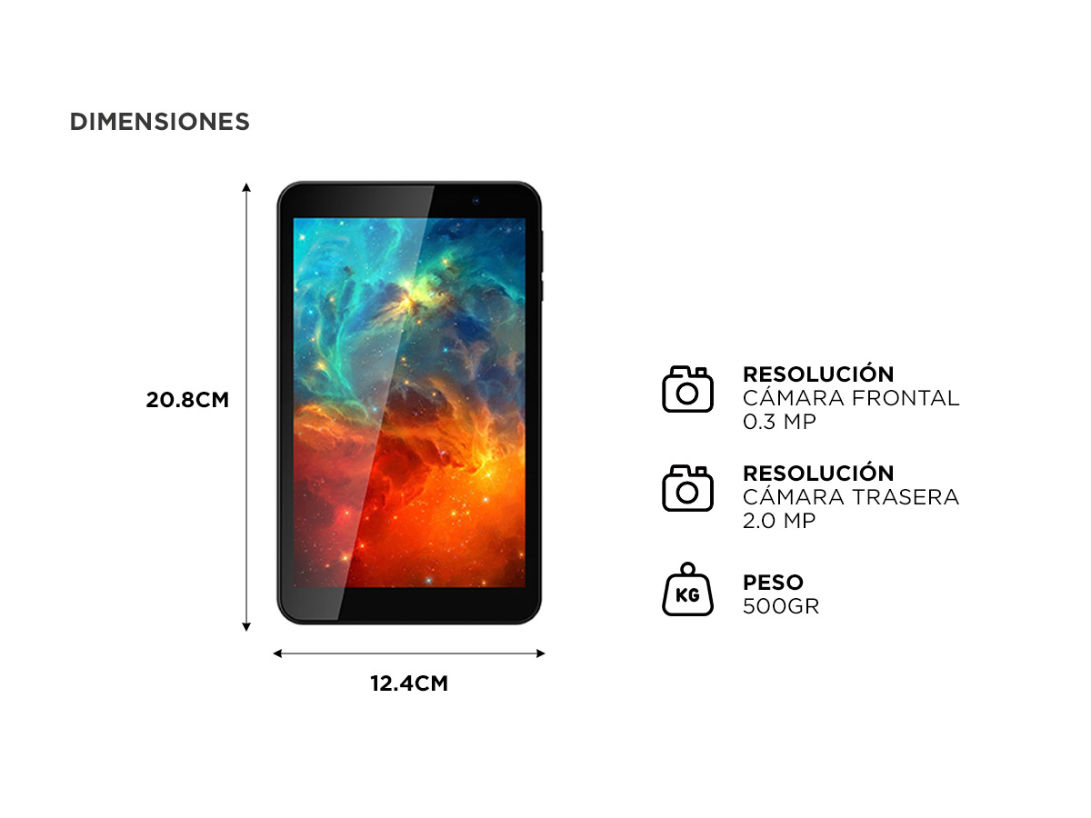 Tablet Gadnic 8 Pulgadas Android 13 32GB WiFi - Imagen 6