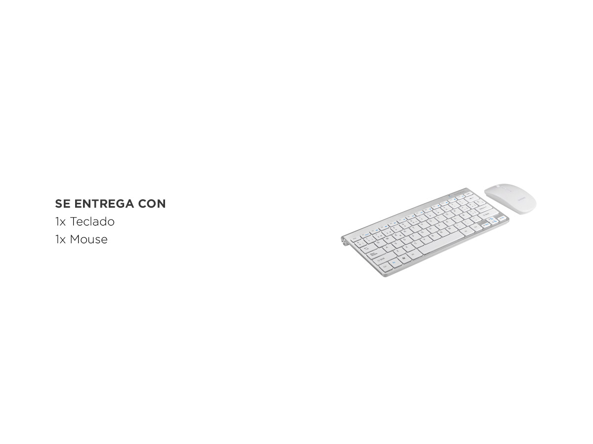Set de Teclado y Mouse Gadnic Inalámbricos - Imagen 5