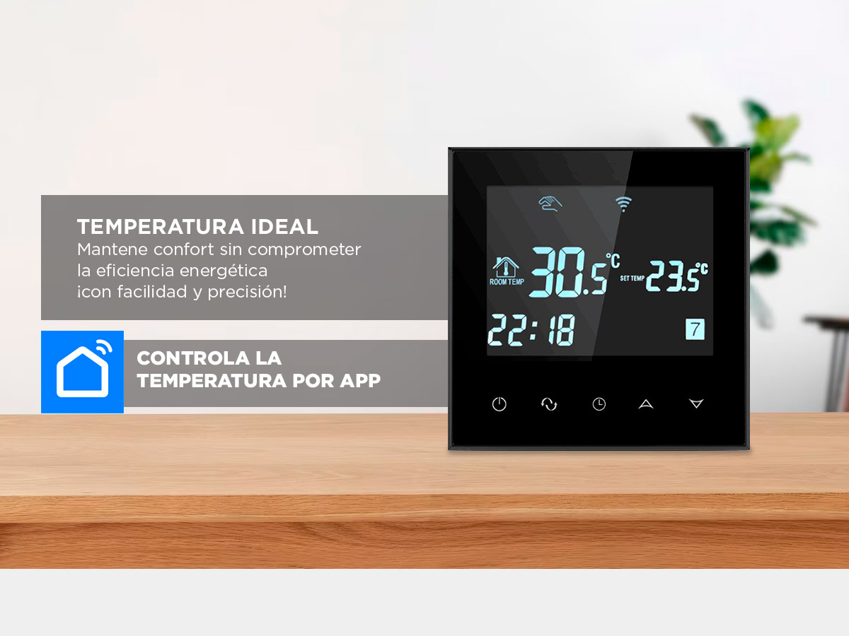 Termostato Inteligente Gadnic Controlador de Temperatura Ambiente - Imagen 3