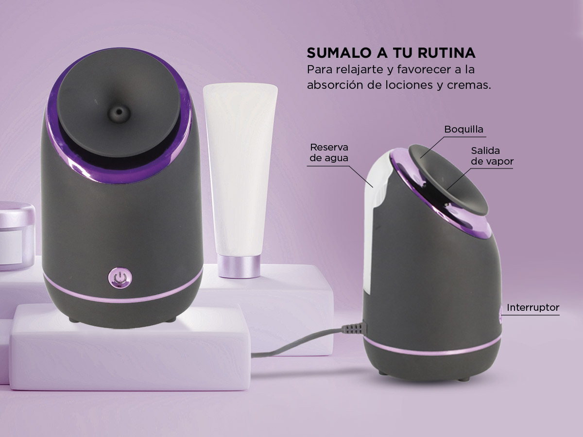Vaporizador Facial Gadnic Hidratador de Rostro Spa Facial - Imagen 6