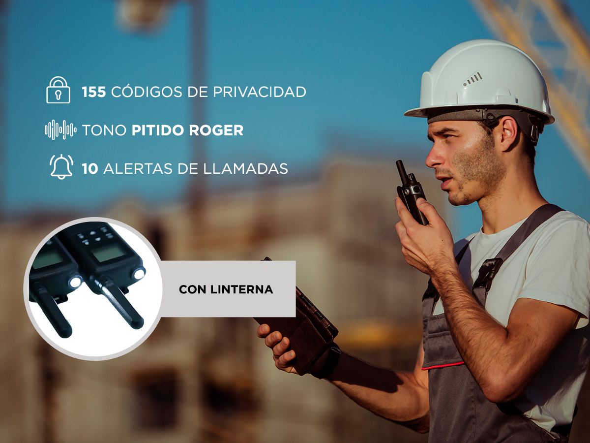 Kit 6 Mini Walkie Talkie Gadnic WK5200 Bidireccional de Largo Alcance - Imagen 4