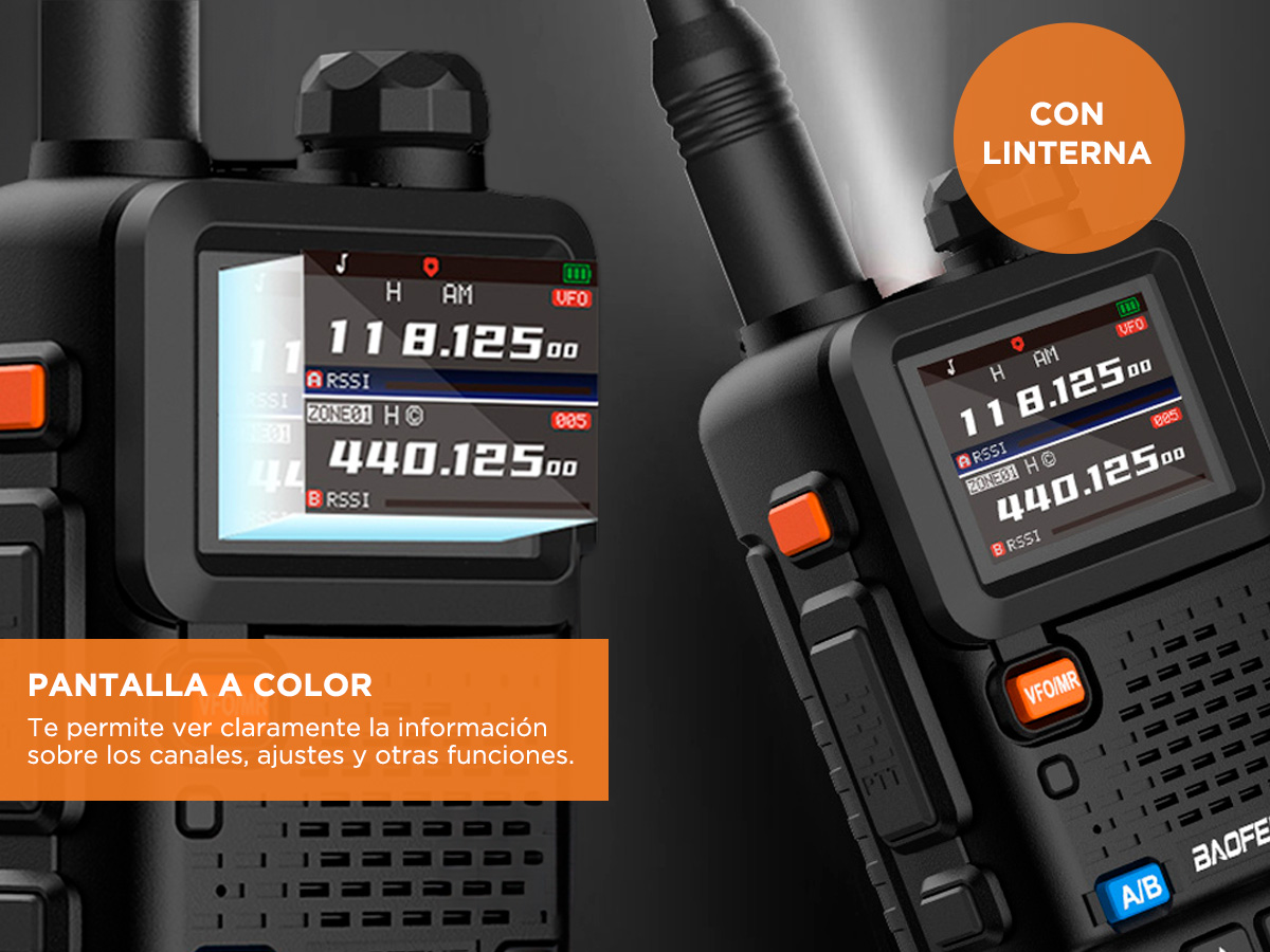 Walkie Baofeng UV-5RH 10W doble banda USB-C - Imagen 4