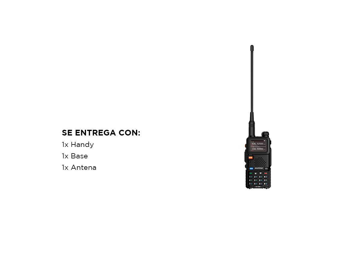 Walkie Baofeng UV-5RH 10W doble banda USB-C - Imagen 6
