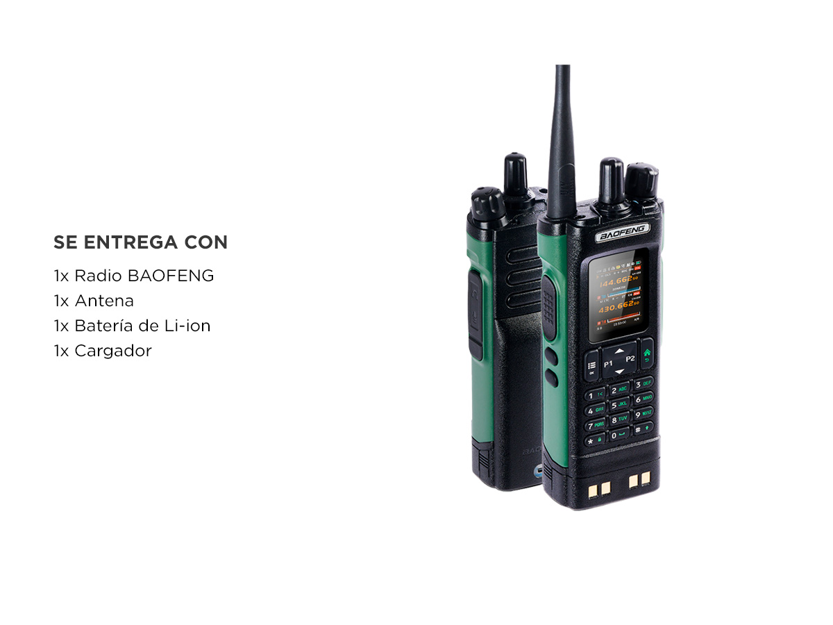 Handy Baofeng DM 32UV Doble Banda VHF UHF Digital Analogico 8W Pantalla 20 Pulgadas Bateria 2500mAh - Imagen 7