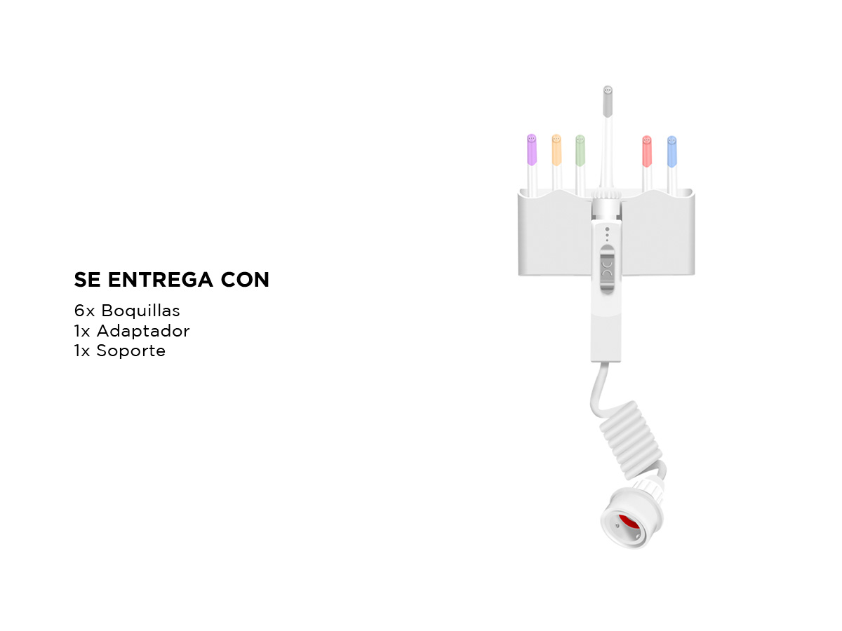 Irrigador Bucal WPM Gadnic Con 6 Boquillas - Imagen 6