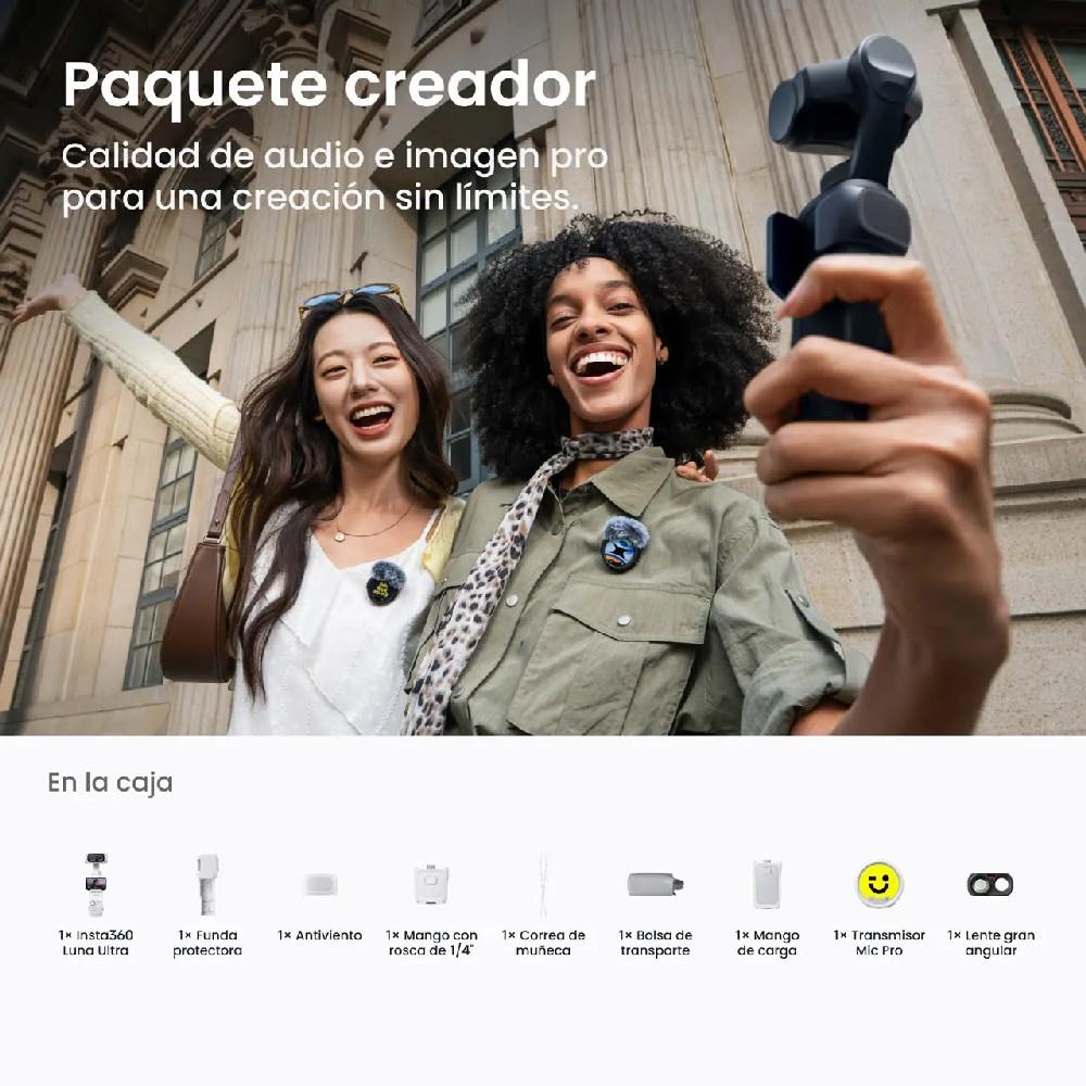 Insta360 Luna Ultra - Creator Bundle - Midnight Black - Imagen 8