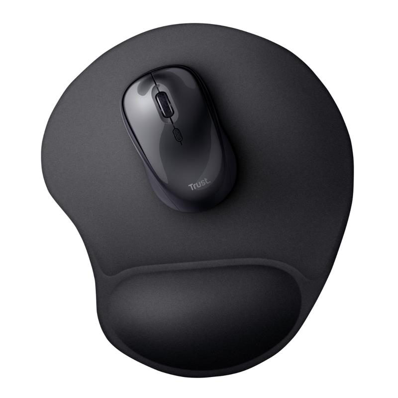 TRUST BigFoot Mouse Pad con apoya muñeca gel - Black