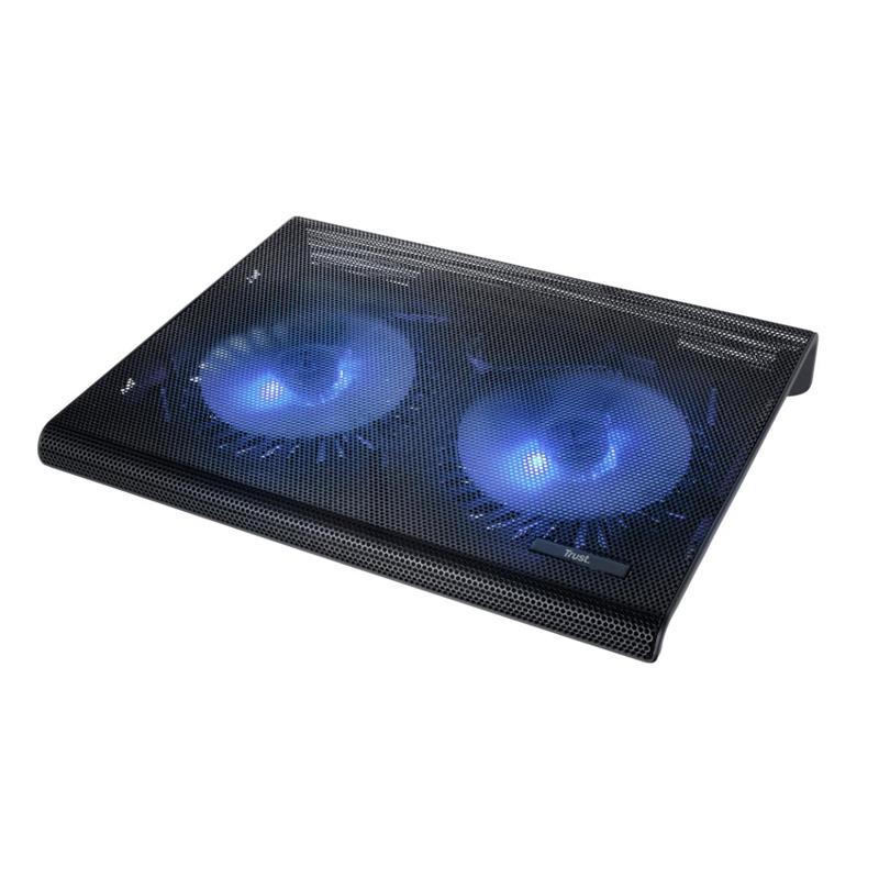 TRUST Notebook Cooling Stand With dual Fans - Azul