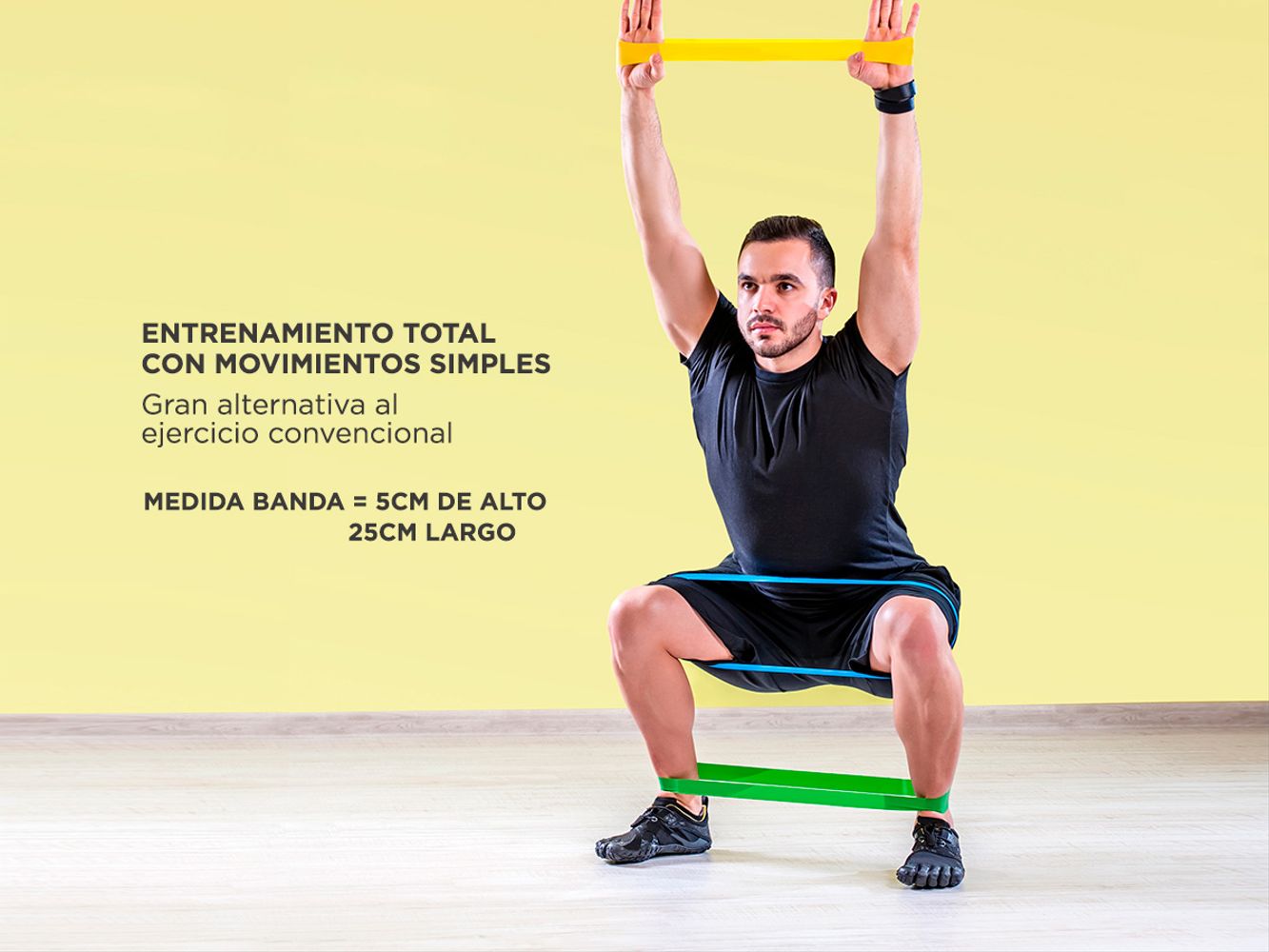 Kit Banda de Suspension P3 Pro + Bandas de Resistencia + Soga Gadnic - Imagen 4