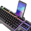 Trust GXT 853 Esca Metal Rainbow Teclado para juegos