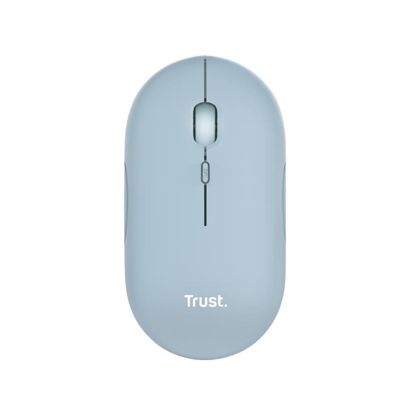 TRUST Puck Mouse Wireless Recargable Ultrafino USB Blue