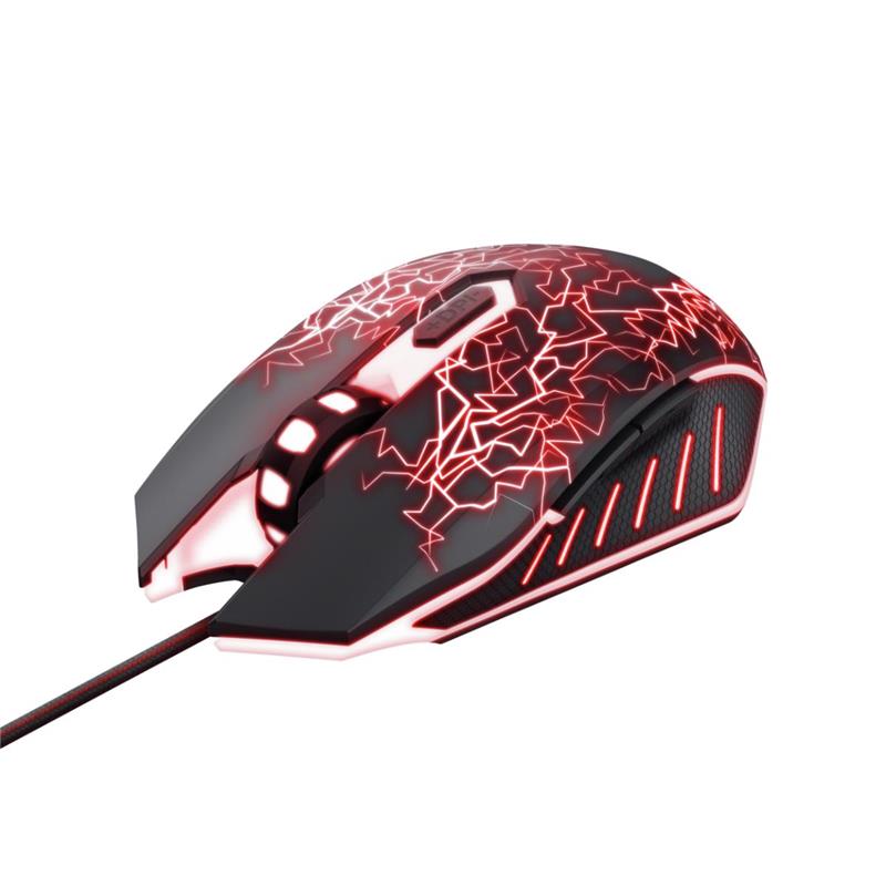TRUST Izza Mouse Gaming Illuminated GXT 105X 4000 DPI Black