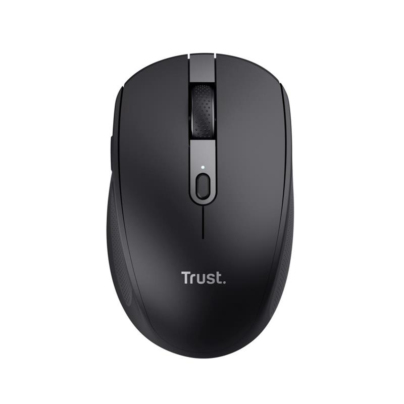 TRUST Ozaa Mouse Wirel. Recargable RF+BT USB Black