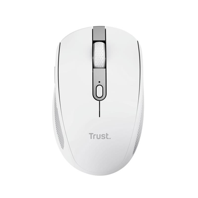 TRUST Ozaa Mouse Wirel. Recargable RF+BT USB White