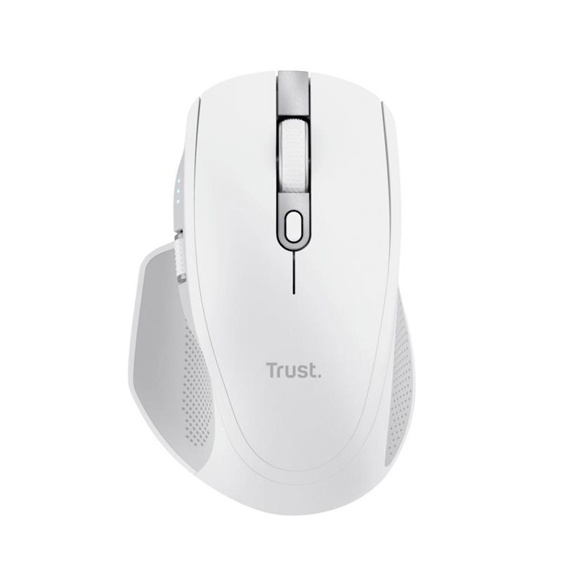TRUST Ozaa+ Mouse Wirel. RF+BT Recargable USB White