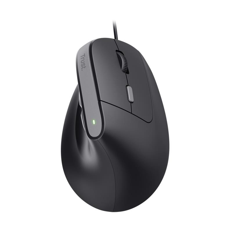 TRUST Bayo II Mouse Ergonomico Vertical USB Black