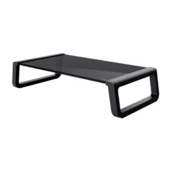 TRUST Stand Monitor Notebook Black vidrio templado