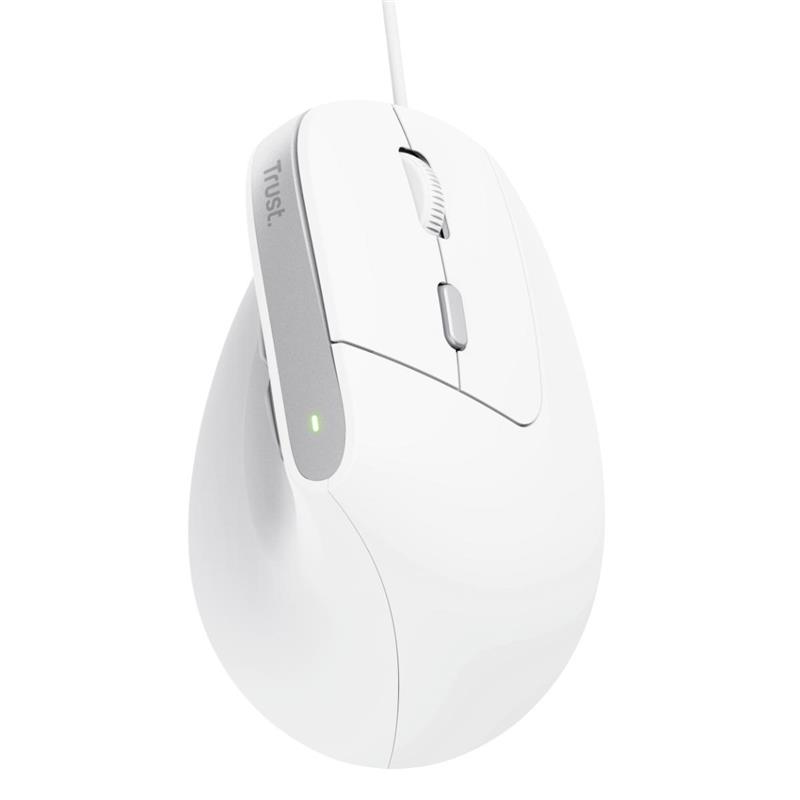 TRUST Bayo II Mouse Ergonomico Vertical USB White