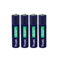 Pilas AAA x 4 Trust Recargables USB-C