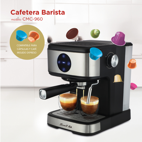 Cafetera Barista +AFs-CMC+AC0-960+AF0- 3 en 1 con espumador de leche - Imagen 4